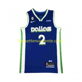 Maillot Basket Dallas Mavericks Kyrie Irving 2 Nike City Edition 2022-2023 Bleu Swingman - Homme
